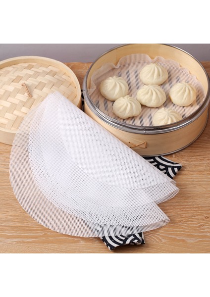 21CM Tarzı Yapışmaz Buhar Matı Dim Sum Aracı Gıda Grade Silikon Tekrar Kullanılabilir Restoran Mutfak Altı Buhar Matı Mutfak Pişirme Aksesuarları (Yurt Dışından)