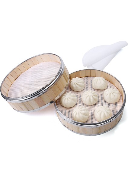 21CM Tarzı Yapışmaz Buhar Matı Dim Sum Aracı Gıda Grade Silikon Tekrar Kullanılabilir Restoran Mutfak Altı Buhar Matı Mutfak Pişirme Aksesuarları (Yurt Dışından)