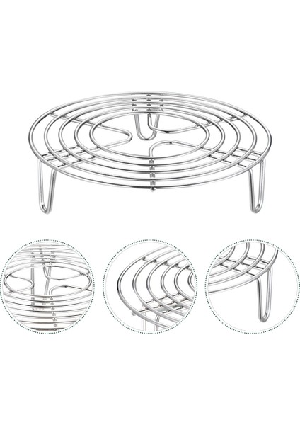 Kısa 20X4CM Stili Dayanıklı Tencere Altlığı Buharlı Pişirme Rafı Basınç Tenceresi Mutfak Aracı Ev Mutfak Evrensel Tencere Ağır Hizmet Bulaşık Makinesinde Yıkanabilir Pişirme Eşyası (Yurt Dışından) fiyatları
