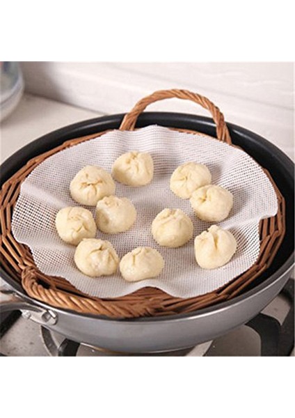 30CM Tarzı cm Yeniden Kullanılabilir Silikon Yapışmaz Buharda Pişirme Matı Steamer Tencere Için Mutfak Pişirme Buhar Matı - Turkish (Yurt Dışından) fırsatları