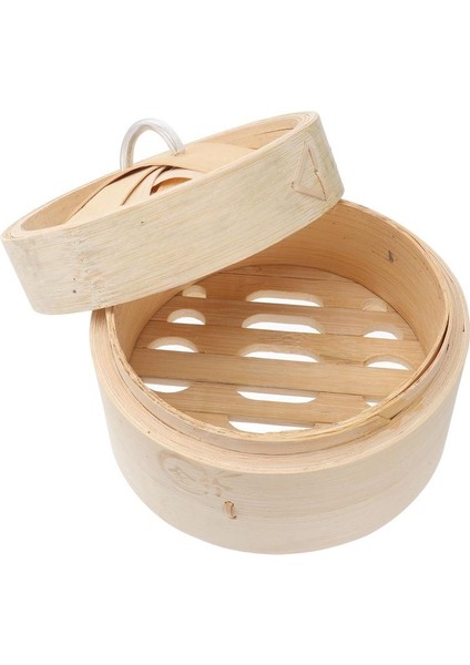 13X13X9CM Stili Bambu Buharlı Raf Gıda Buhar Sepeti Bambu Gıda Buharı Un Ekmekleri Mantı Buhar Rafı (Yurt Dışından) fiyatları