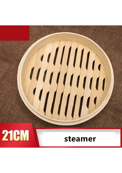 21 cm Buharlı Pişirici Tarzı Bambu Buharlı Pişirici Pirinç Et Mantı Yemek Pişirme En Çok Satan Mutfak Tenceresi cm Kapaklı Buhar Tenceresi Sepeti (Yurt Dışından)
