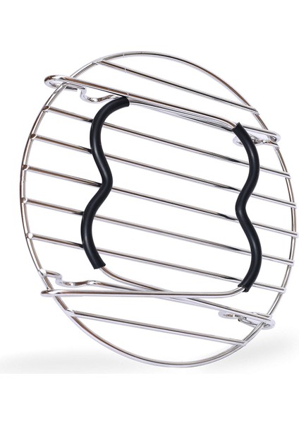 Instant Pot Trivet ile Isıya Dayanıklı Silikon Kulplu Düdüklü Tencere Buhar Rafı - Quart Instant Pot'a Uygun (Yurt Dışından)