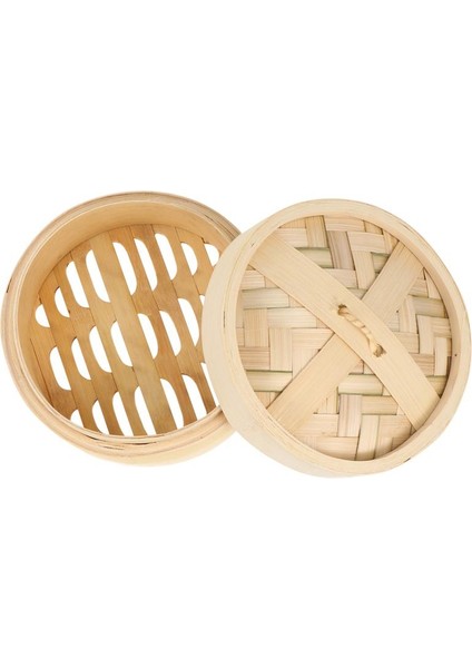 18X18X11CM Tarzı Bambu Buharlı Raf Gıda Buhar Sepeti Bambu Gıda Buharı Un Ekmekleri Mantı Buhar Rafı (Yurt Dışından) fırsatları