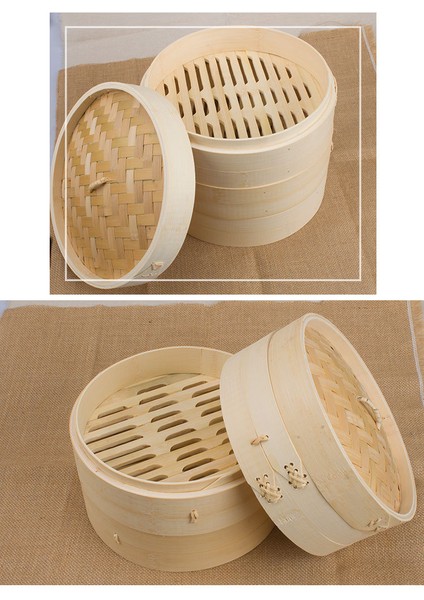 15 cm Buharlı Stil Bambu Buharlı Pişirici Pirinç Et Mantı Yemek Pişirme En Çok Satan Mutfak Tenceresi cm Kapaklı Buhar Tenceresi Sepeti (Yurt Dışından)
