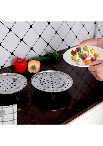 23,7 cm Tarzı Çelik Buhar Tenceresi Kalın Çelik Çubuk Ev Tipi Paslanmaz Çelik Yapışmaz Gıda Buhar Sepeti Buhar Rafı (Yurt Dışından)