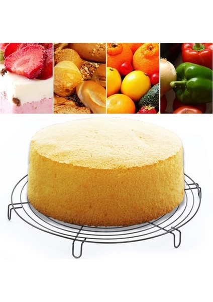 Bir Stil Yuvarlak Yapışmaz Pasta Soğutucu Izgara Paslanmaz Çelik Tel Soğutucu Izgara Tel Tepsi Yuvarlak Kurabiye Ekmek Pişirme Tepsisi (Yurt Dışından) fiyatları