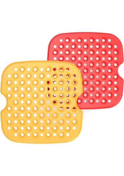 No.3 Tarzı 1 Adet Hava Fritözü Liner Airfryer Mat Kalınlaşmış Gıda Sınıfı Yapışmaz Silikon Sepet 7.5 ~ 9 Inç Hava Fritözleri Buharlı Pişiriciler Aksesuarları (Yurt Dışından) indirimleri