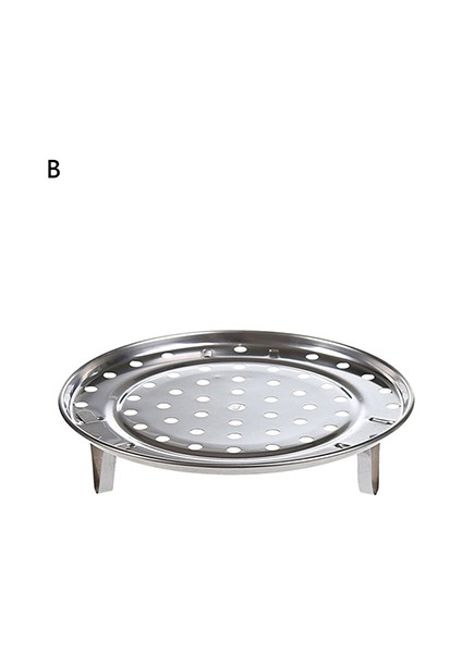 22CM Tarzı Çelik Yuvarlak Buhar Tepsisi cm Kolay Taşıma Üç Ayak Buharlı Mantı Tepsisi Mutfak Eşyaları Pişirme Araçları (Yurt Dışından)