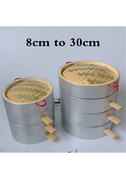 20CM 1 Vapur Stili 1 Ila 3 Kafesli Kapaklı Alüminyum Bambu Buharıtıcı Mantı Balık Sebze Atıştırmalık Sepeti Tencere Mutfak Eşyası Buharlı Pirinç Buharıtıcısı (Yurt Dışından) fiyatları