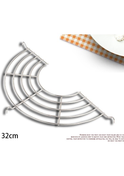 32CM Tarzı Katlanabilir Çok Fonksiyonlu Buharlı Raf Tencere Paslanmaz Çelik Yağ Filtresi Standı Dayanıklı Buhar Tepsi Standı Mutfak Aksesuarları (Yurt Dışından)