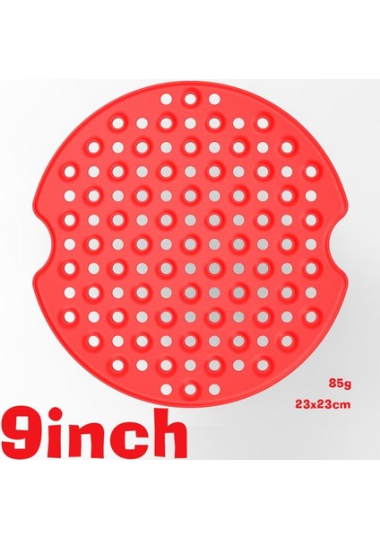 No.8 Stili 1 Adet Hava Fritözü Liner Airfryer Mat Kalınlaşmış Gıda Sınıfı Yapışmaz Silikon Sepet 7.5 ~ 9 Inç Hava Fritözleri Buharlı Pişiriciler Aksesuarları (Yurt Dışından)