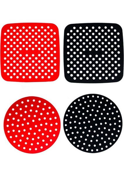 Sq-Rd Stili Yeniden Kullanılabilir Hava Kızartma Tabak Altı Kaymaz Silikon Matlar - Cosori Nuwave Dash Pişirme Mutfak Aracı Hızlı (Yurt Dışından) indirimleri