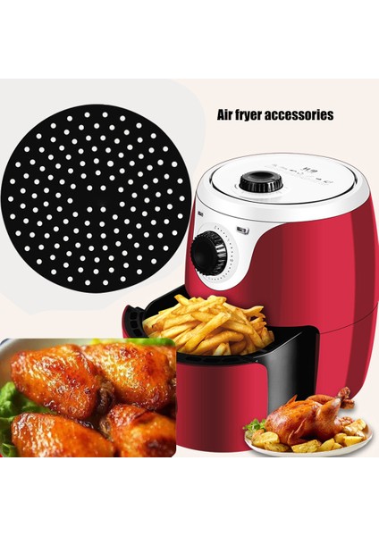 No.2 Tarzı 1 Adet Yeniden Kullanılabilir Hava Fritözü Kare Fırın Pedleri Gıda Sınıfı Silikon Kare Fırın Araçları Silikon Yağ Matlar Ekmek Kek Izgara Tabakı (Yurt Dışından)