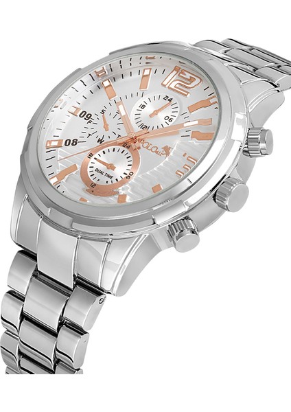 Erkek Kol Saati ve Parfüm Seti Hediyelik Kutusunda Kombin Gümüş Renk PL-0923E4 fiyatları