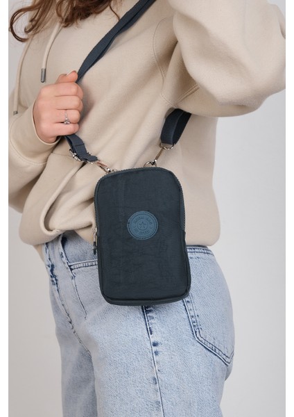 M 226 Mega Bag Krinkıl Kumaş Küçük Omuz Çantası, Telefonluk