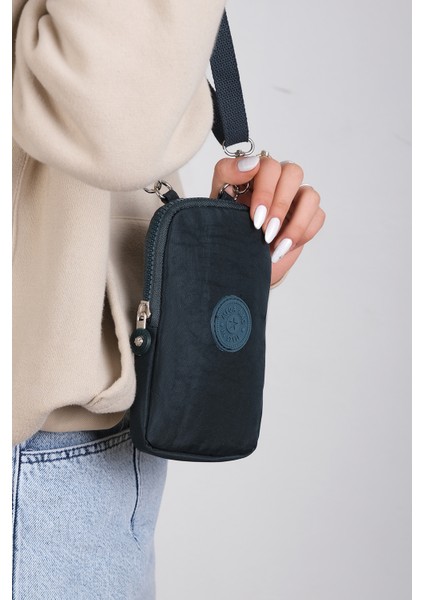 M 226 Mega Bag Krinkıl Kumaş Küçük Omuz Çantası, Telefonluk