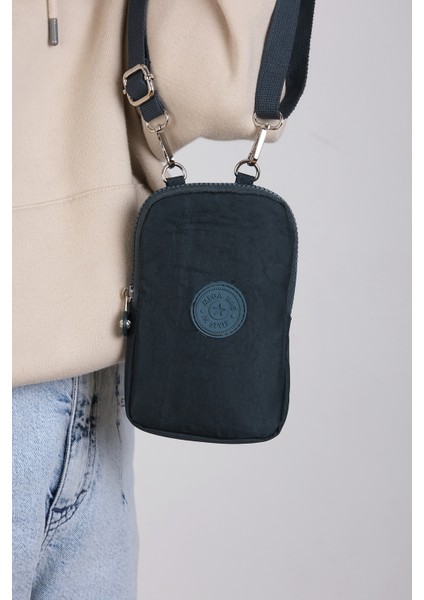 M 226 Mega Bag Krinkıl Kumaş Küçük Omuz Çantası, Telefonluk