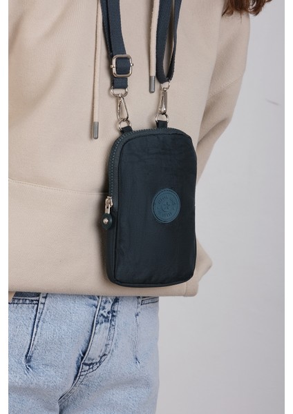 M 226 Mega Bag Krinkıl Kumaş Küçük Omuz Çantası, Telefonluk