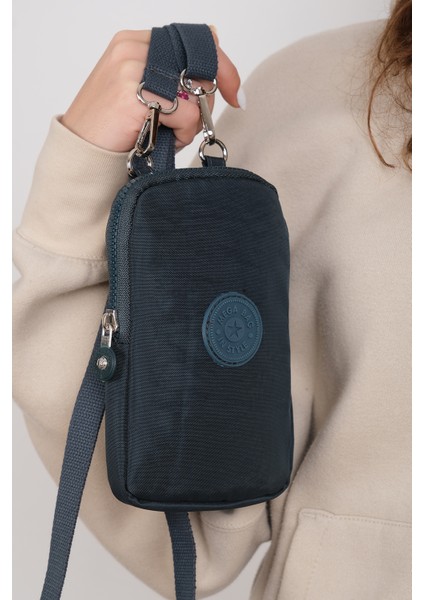 M 226 Mega Bag Krinkıl Kumaş Küçük Omuz Çantası, Telefonluk
