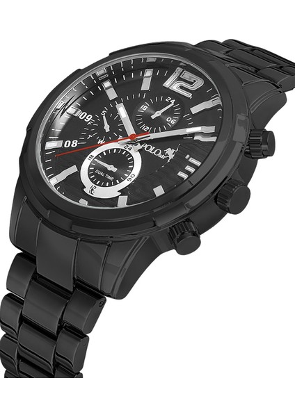 Metal Kordon Erkek Kol Saati Cüzdan Kemer Parfüm Kombin Siyah Renk PL-0921E1 fiyatları