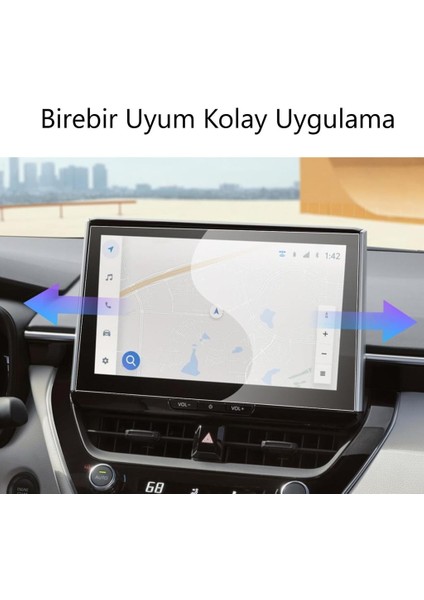 Toyota Corolla Hatchback Hybrid Mat Ekran Koruyucu 10.5 Inç modelleri