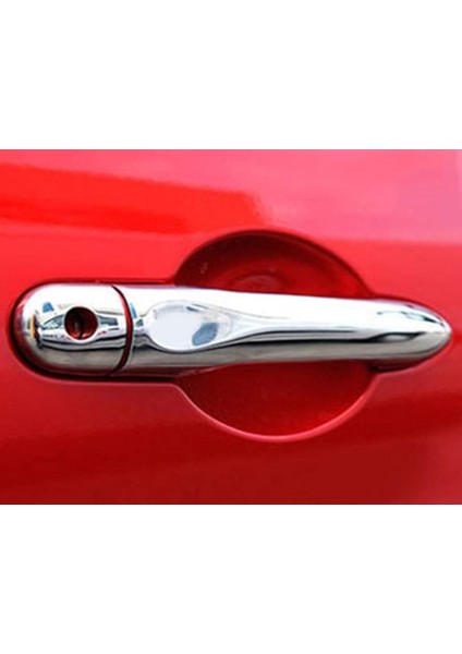 Renault Clio 4 HB Krom Kapı Kolu 4 Kapı 2012-2019 arası Paslanmaz Çelik