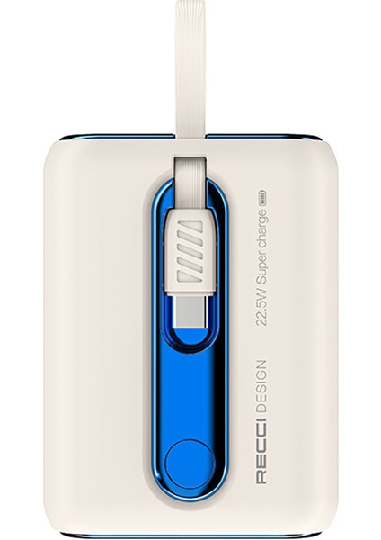 RPB-P12C Pd 20W Askı Ipli Hızlı Şarj Özellikli Type-C Kablolu Powerbank 22.5W 9000mAh