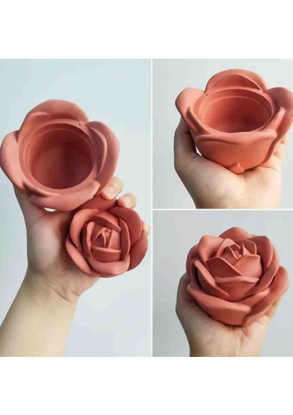 Gül Mumluk,gül Seklinde Taki Kutusu,dekoratif Doğum Günü,anneler Günü,sevgililer Günü Yeni Iş Yeni Ev Hediyesi, ramazan hediyesi dekorasyon , dekoratif banyo antre urunleri indirimleri