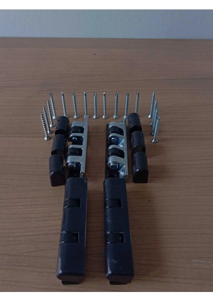 Pimapen Siyah Pratik QUİK METAL Menteşe (4 Adet)