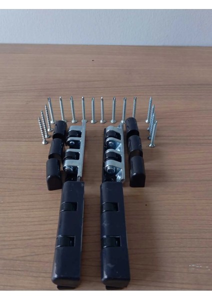 Pimapen Siyah Pratik QUİK METAL Menteşe (4 Adet)