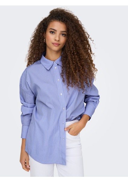 Kadın Regular Fit Düşük Omuz Gömlek - 15343842 fiyatları