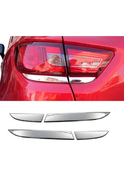 Renault Clio 4 HB Krom Stop Alt Çıtası 4 parça Paslanmaz Çelik 2012-2019 arası