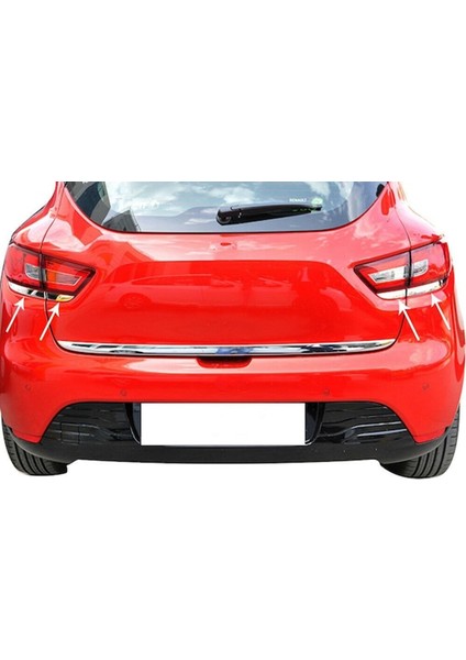 Renault Clio 4 HB Krom Stop Alt Çıtası 4 parça Paslanmaz Çelik 2012-2019 arası