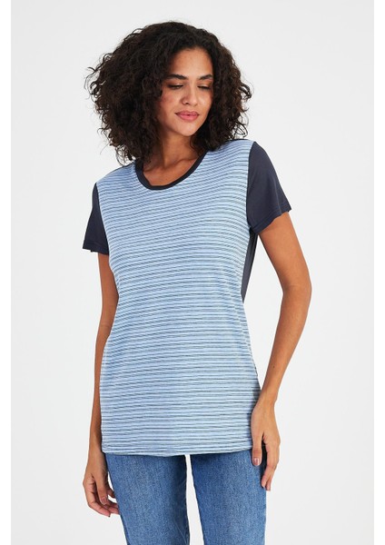 Çizgili Regular Fit T-Shirt B20-130515