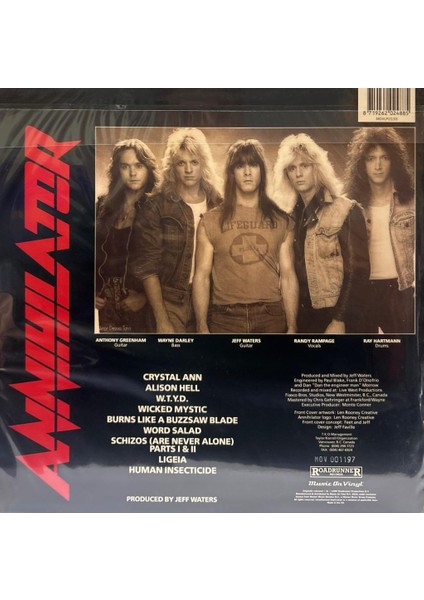 Annihilator – Alice In Hell (Plak) fiyatları