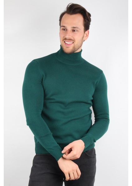 Balıkçı Yaka Regular Fit Casual Kazak Yeni Sezon modelleri