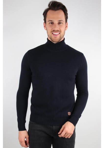 Balıkçı Yaka Regular Fit Casual Kazak Yeni Sezon