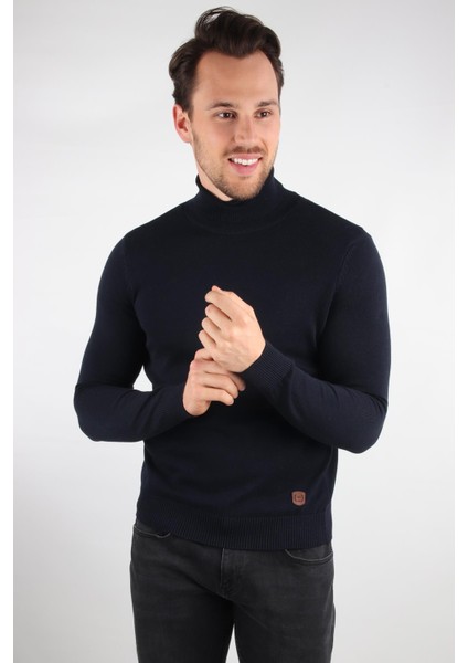 Balıkçı Yaka Regular Fit Casual Kazak Yeni Sezon