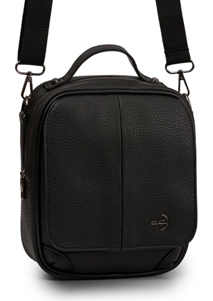 Erkek Basic Portföy Çanta Floater Desen Siyah 116011