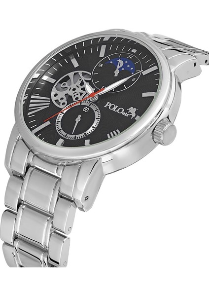 Lüx Erkek Kol Saati Gümüş Siyah Renk PL-0928E3X fiyatları
