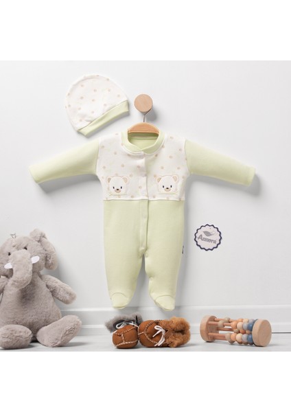 Yarım Patili Erkek Bebek Tulumu