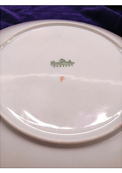 Alman Rosenthal Damga Pasta Tabağı