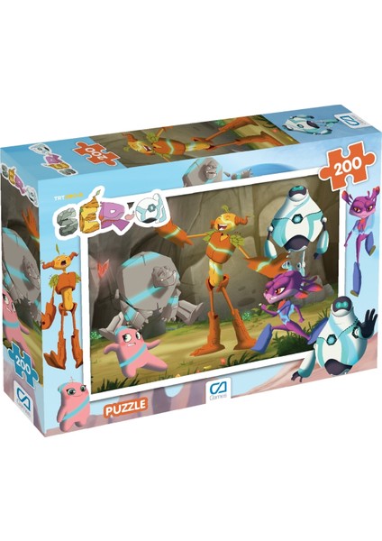 Ser-A Lisanslı 200 Parça 33X48CM Çocuk Puzzle Yapboz Serisi