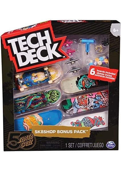 Deck SK8SHOP Bonus Paketi- 6 Otantik Kaykay ve Aksesuar Içeren Parmak Kaykay Seti - 25. Yıl Dönümü Setleri (Rastgele Seçim - Farklı Ürünlerden Derleme) modelleri