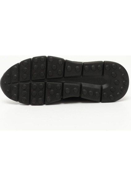 Erkek Kahverengi Bağcıklı Hakiki Deri Sneaker