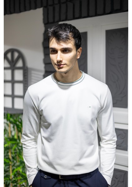 Bisiklet Yaka Triko T-Shirt