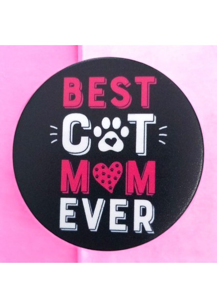 Best Cat Mom Açacak Magnet