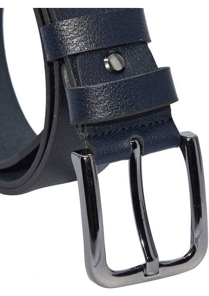 Lacivert Hakiki Deri Düz Renk 4 Cm.lik Unisex Spor Kemer- Tek Katmanlı Manda Derisi fiyatları