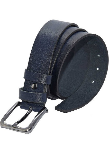 Lacivert Hakiki Deri Düz Renk 4 Cm.lik Unisex Spor Kemer- Tek Katmanlı Manda Derisi modelleri